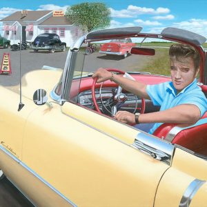 Elvis & his 1954 Cadillac - Chris Osborne