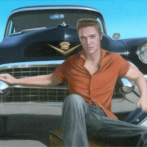 Elvis & his 1955 Limo - Chris Osbourne