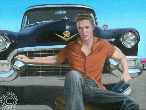 Elvis & his 1955 Limo - Chris Osbourne