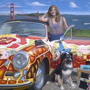 Janis Joplin & her 1965 Porsche - Chris Osborne