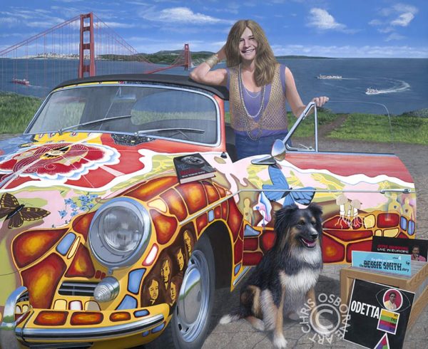 Janis Joplin & her 1965 Porsche - Chris Osborne