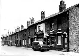 Tony Iommi's Transit, outside his house in Aston, Birmingham 1968